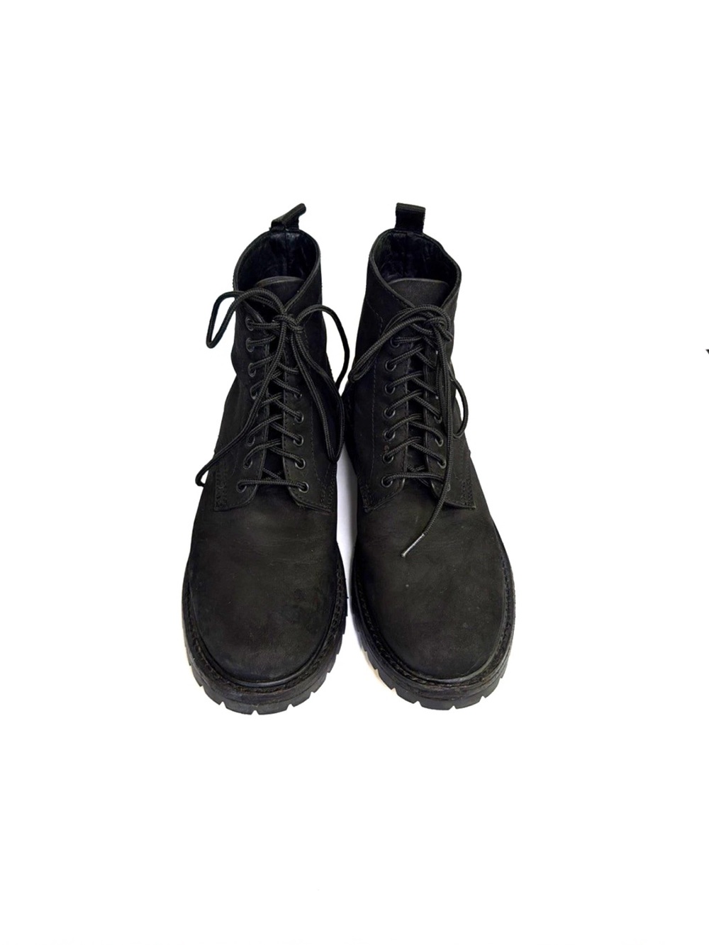 Thursday Boot Co. Hero Black Matte Nubuck Lace Up Boots Men Size 9.5